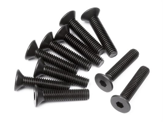 HPI - HP100556 - FLAT HEAD SCREW M3x14mm (HEX SOCKET/10pcs)