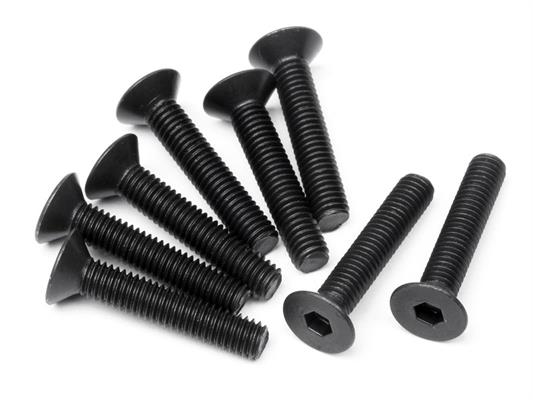 HPI - HP100557 - FLAT HEAD SCREW M3x16mm (HEX SOCKET/8pcs)