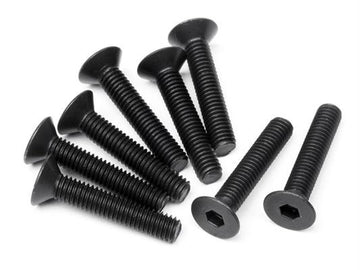 HPI - H100557 - FLAT HEAD SCREW M3x16mm (HEX SOCKET/8pcs)