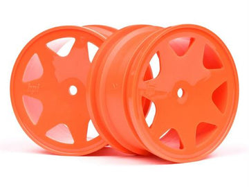 HPI - HP100623 - Ultra 7 Wheels Orange 35Mm (2Pcs)