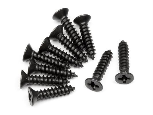 HPI - HP101245 - Tp. Flat Head Screw M3*14Mm (10Pcs)