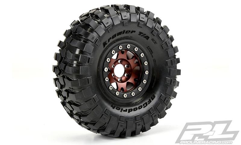 Pro-Line - PL10136-14 - 1.9" BFGoodrich Krawler T/A KX Crawler dæk G8 hårdhed med indlæg - 2 stk