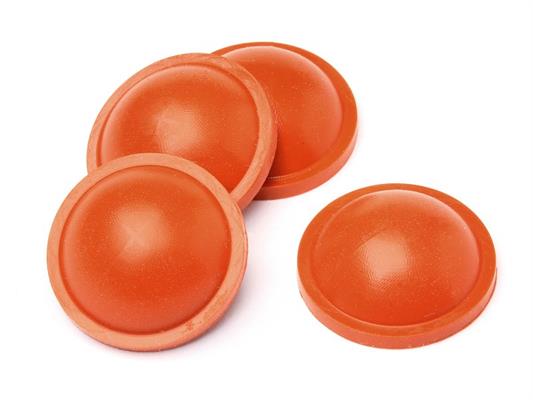 Red Shock Membranes (4 Pcs)