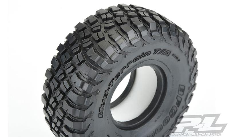 Pro-Line - PL10150-14 - 1.9" BFGoodrich T/A KM3 Crawler dæk G8 hårdhed med indlæg - 2 stk