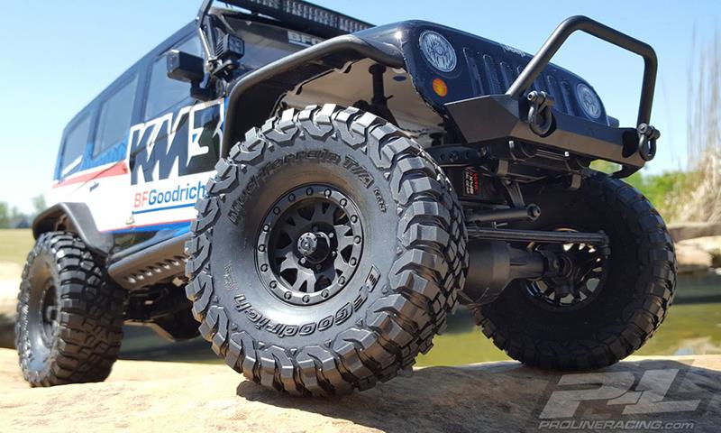 Pro-Line - PL10150-14 - 1.9" BFGoodrich T/A KM3 Crawler dæk G8 hårdhed med indlæg - 2 stk