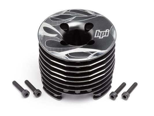 HPI - HP101589 - Aluminium Heatsink Head Gunmetal (F3.5 Pro)