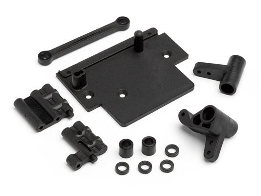 HPI - HP101662 - Bullet Flux Esc Plate And Steering Bellcrank