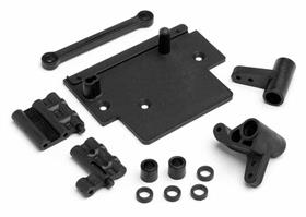 HPI - HP101662 - BULLET FLUX ESC PLATE AND STEERING BELLCRANK