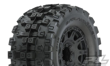 Pro-Line - PL10166-10 - Badlands MX38 HP Belted 3.8" Tires Pre-Mounted on Raid Wheels (2pcs)