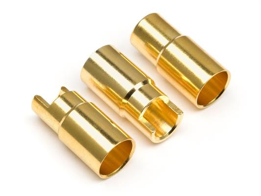 HPI - HP101953 - Female Gold Connectors (6.0Mm Dia) (3 Pcs)