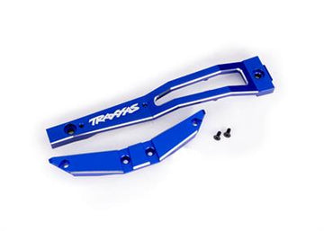 Traxxas - TRX10221-Blue - Chassis brace, front, 6061-T6 aluminum (blue-anodized/ 2.5x6mm CCS (with threadlock) (2)