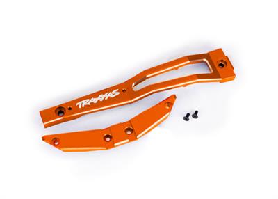 Traxxas - TRX10221-ORNG - Chassis brace, front, 6061-T6 aluminum (orange-anodized/ 2.5x6mm CCS (with threadlock) (2)