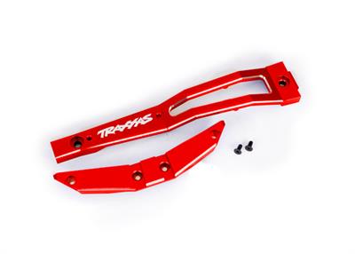 Traxxas - TRX10221-RED - Chassis brace, front, 6061-T6 aluminum (red-anodized/ 2.5x6mm CCS (with threadlock) (2)