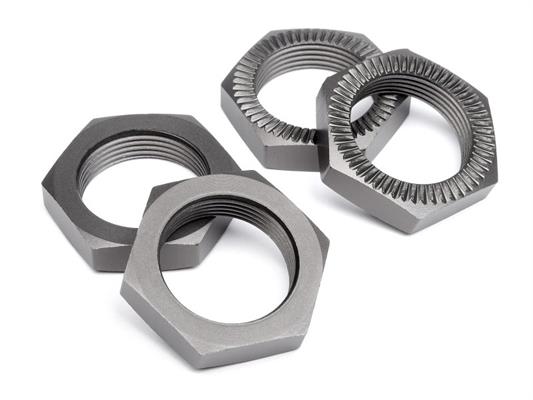 HPI - HP102216 - Wheel Nut 24Mm (Gunmetal/4Pcs)