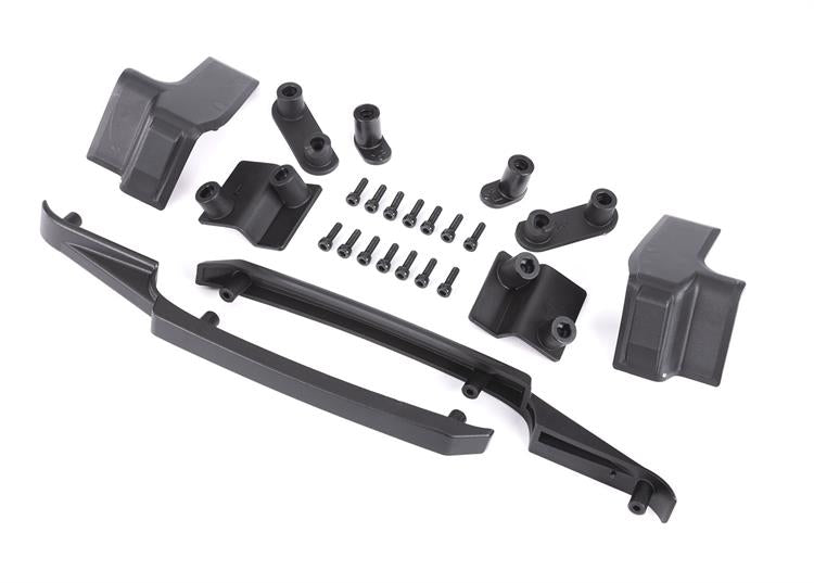 Traxxas - TRX10224 - Body reinforcement set, black/ skid pads (roof)/ 3x10mm CS (14) (fits #10211 body)