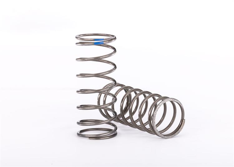 Traxxas - TRX10243 - Springs, shock (natural finish) (GT-Maxx®) (1.400 rate, blue stripe) (2)