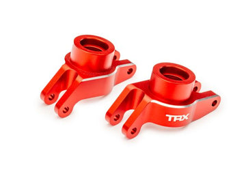 Aluminum Stub Axle Carriers (L&R) Red