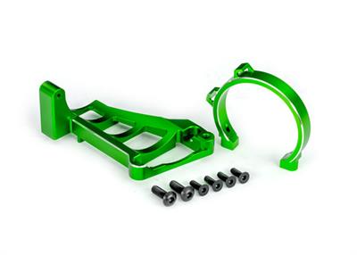 Traxxas - TRX10262-GRN - Motor mount (front and rear) grn-anodized 6061-T6 aluminum) for use with #3483 motor