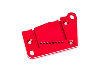 Traxxas - TRX10263-RED - Motor mount cap, 6061-T05 aluminum (red-anodized)