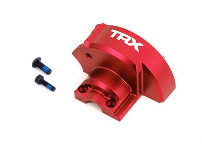 Traxxas - TRX10287-RED - Cover, gear (red-anodized 6061-T6 aluminum)