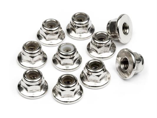 HPI - HP103671 - FLANGED LOCK NUT M3 (10pcs)