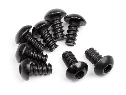 HPI - HP103672 - TP. BUTTON HEAD SCREW M3x6mm (HEX SOCKET/8pcs)