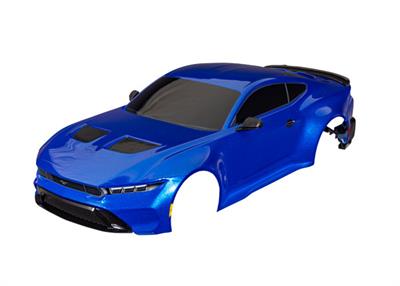 Traxxas - TRX10511-BLUE - Body Ford Mustang Clipless Complete Blue