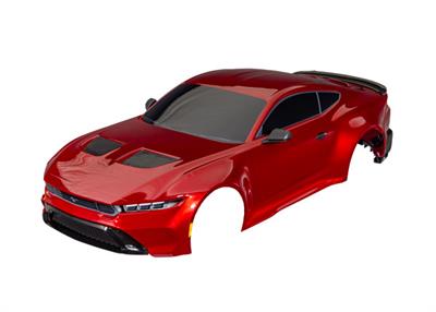 Traxxas - TRX10511-RED - Body Ford Mustang Clipless Complete Red