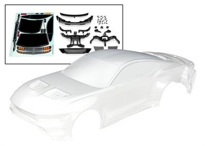 Traxxas - TRX10511 - Body Ford Mustang Clipless Complete Clear