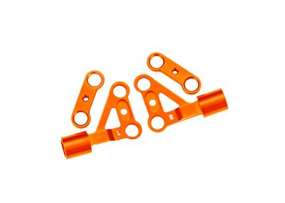 Traxxas - TRX10533-ORNG - Suspension Arms Front Upper Alu Orange (Pair) 4-Tec Drift