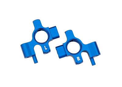 Traxxas - TRX10537-BLUE - Steering Block Alu Blue (2) 4-Tec Drift