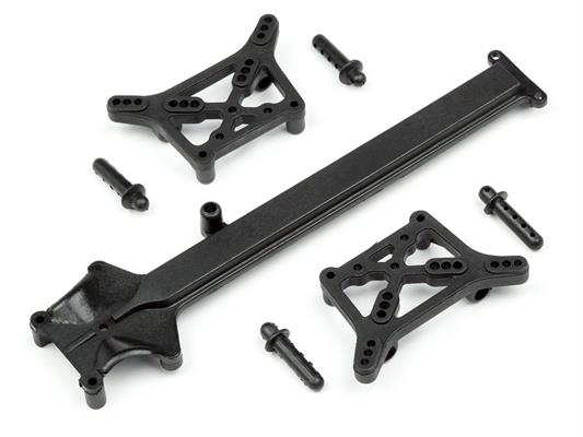 HPI - HP105510 - Shock Tower/Body Post/Top Deck Set