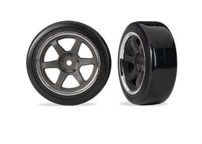 Traxxas - TRX10577 - Tires & Wheels 1.9 Drift Front Indoor w/ Insert (2)