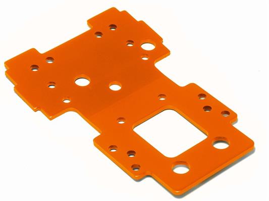 HPI - HP105892 - Bulkhead Lower Plate 2.5Mm (Orange)