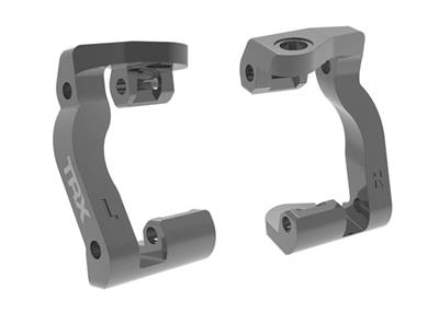 Traxxas - TRX10733-GRAY - Caster Blocks Alu Gray (Pair) Mini Maxx