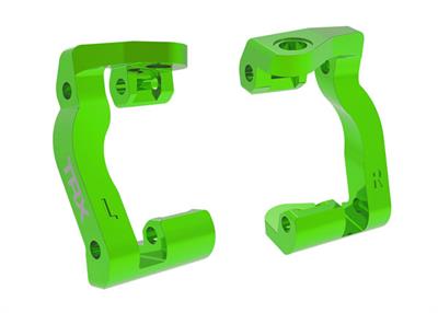 Traxxas - TRX10733-GRN - Caster Blocks Alu Green (Pair) Mini Maxx