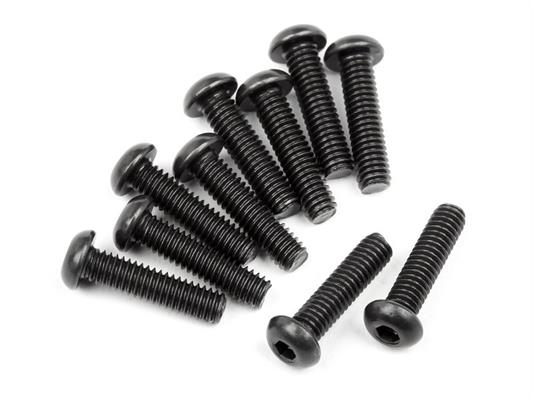 HPI - HP107373 - Button Head Screw M2.5X10Mm (Hex Socket/10Pcs)