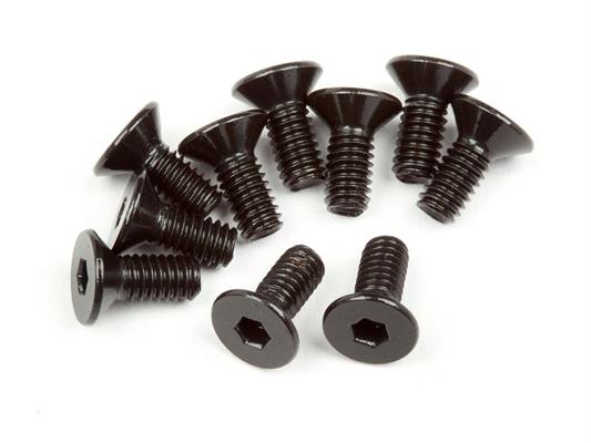 HPI - HP107374 - Flat Head Screw M2.5X6Mm (Hex Socket/10Pcs)