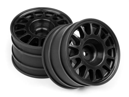 HPI - HP107970 - Wr8 Rally Off-Road Wheel Black (48X33Mm/2Pcs)