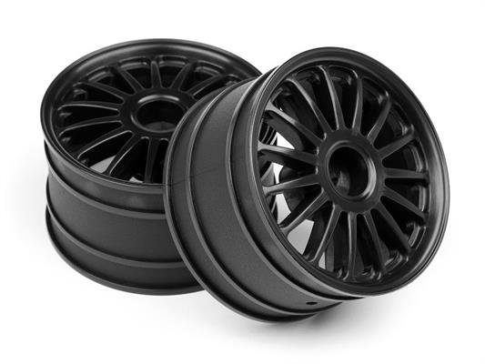 HPI - HP107972 - WR8 Tarmac Wheel Black (2.2inch57X35Mm/2Pcs)