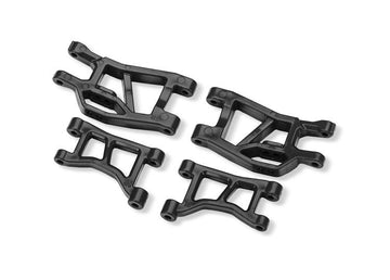 Black Front Upper & Lower Suspension Arms (L&R)