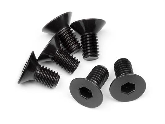 HPI - HP109919 - Flat Head Screw M6X12Mm (Hex Socket/6Pcs)