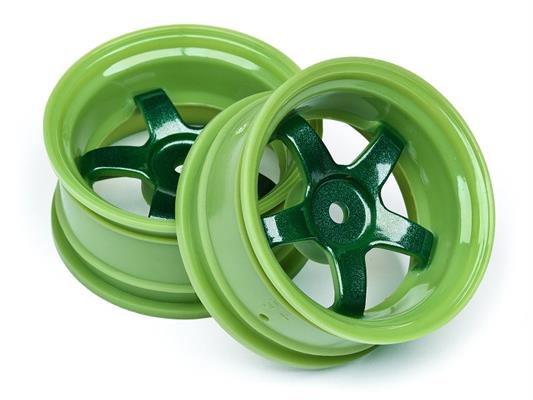 HPI - HP111091 - Work Meister S1 Wheel Green (6Mm Offset/2Pcs)