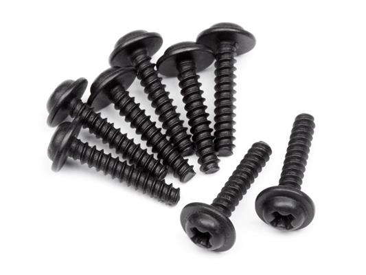 HPI - HP111298 - Tp. Flanged Screw M3X15Mm (8Pcs)