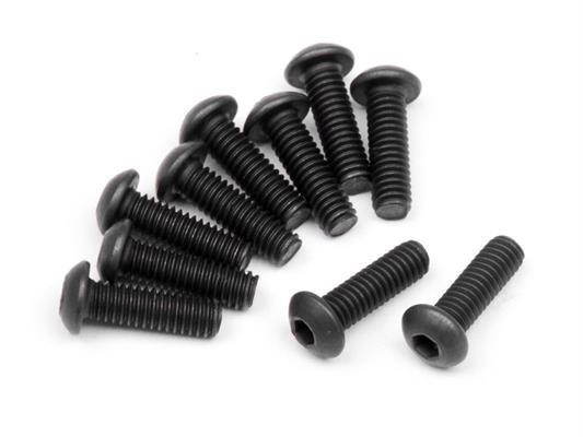 HPI - HP112738 - Button Head Screw M2.5X8Mm (Hex Socket/10Pcs)