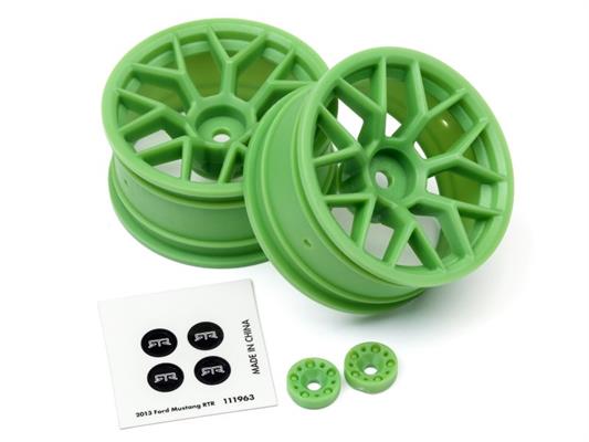 HPI - HP112811 - RTR Wheel 26Mm Green (6Mm Offset/2Pcs)