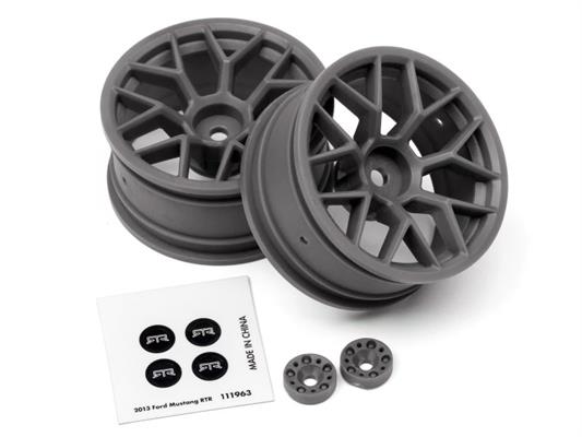 HPI - HP112812 - RTR Wheel 26Mm Gunmetal (6Mm Offset/2Pcs)