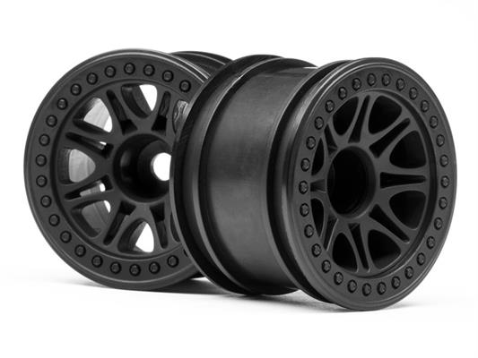 HPI - HP113337 - Split 8 Truck Wheel (Black/2Pcs)