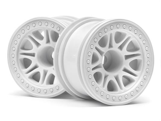 HPI - HP113339 - Split 8 Truck Wheel (White/2Pcs)