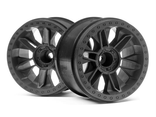 HPI - HP116528 - 6-Shot St Wheel (Black/2Pcs)